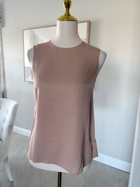 NWT Theory Drape Back Shell Palomino Modern